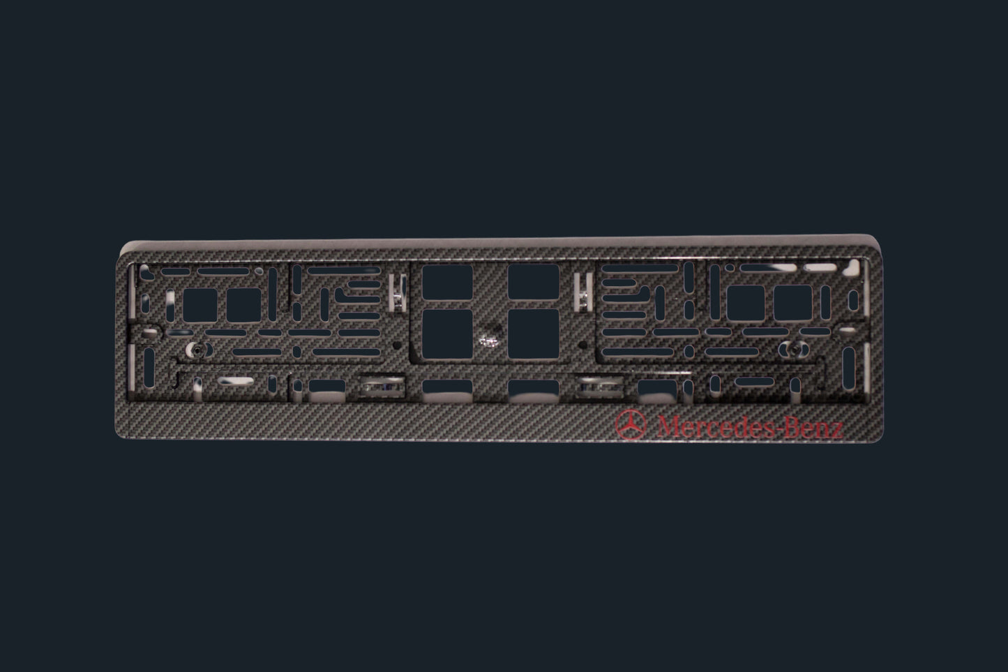 Support de plaque carbone universel Mercedes Benz