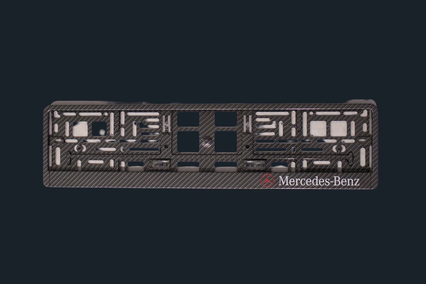 Support de plaque carbone universel Mercedes Benz
