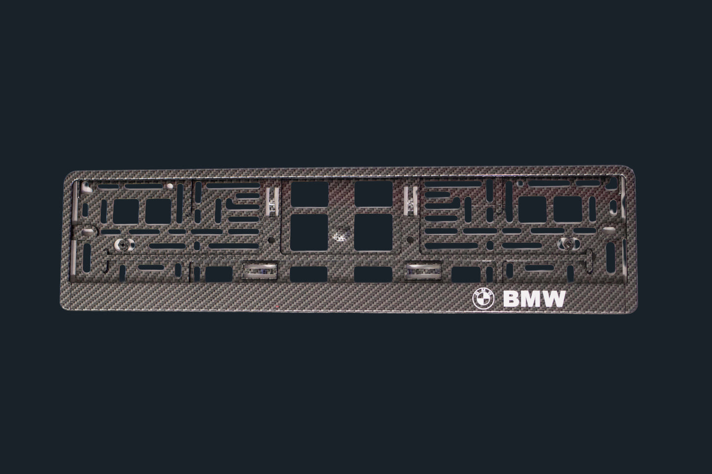 Support de plaque carbone universel BMW