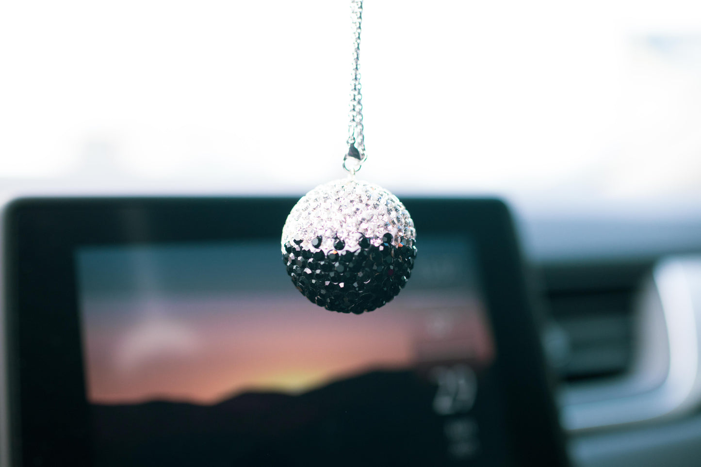 Accessoire rétroviseur à strasse Disco Ball