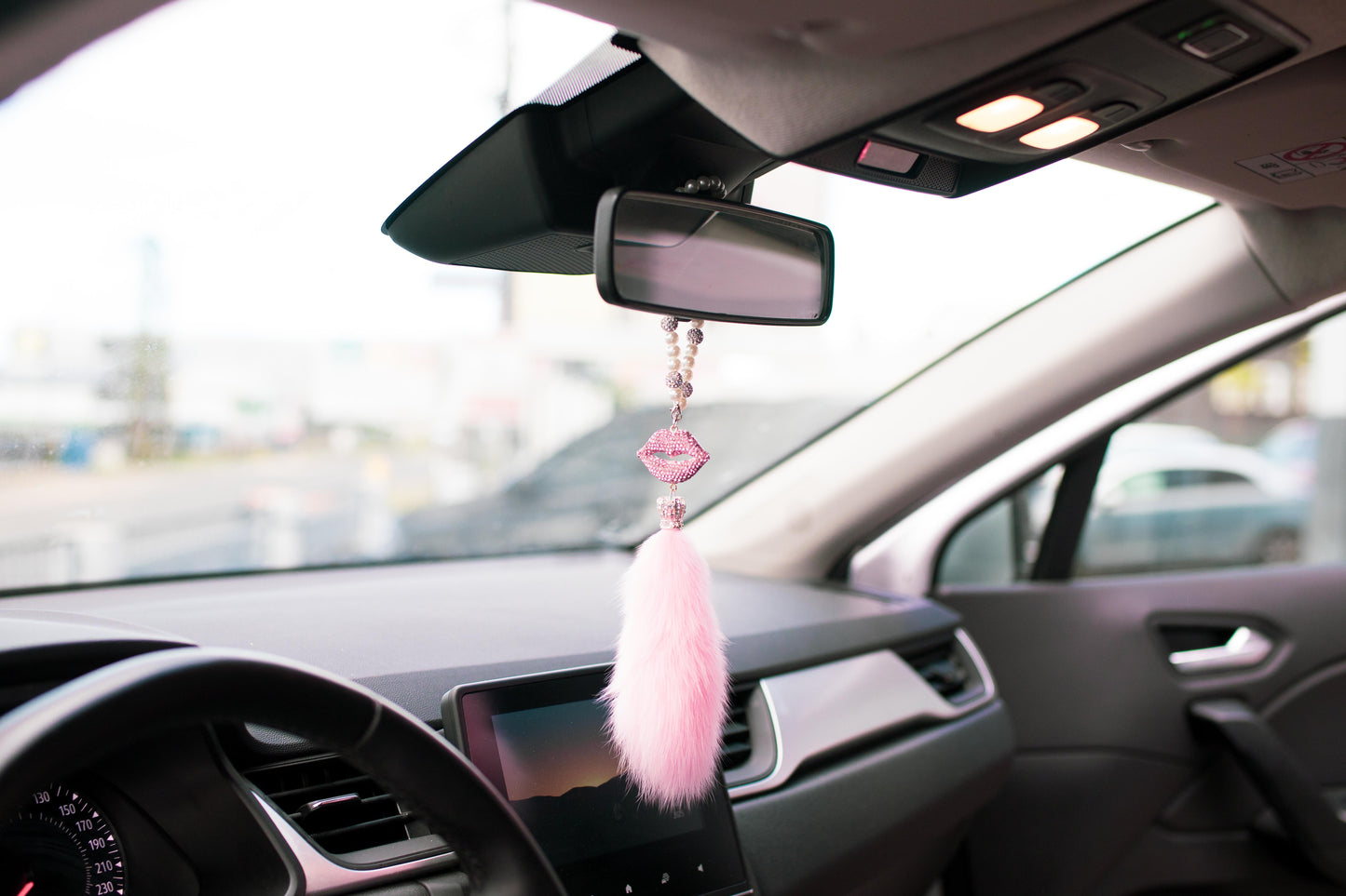Accessoire rétroviseur à strasse Sweet Kiss
