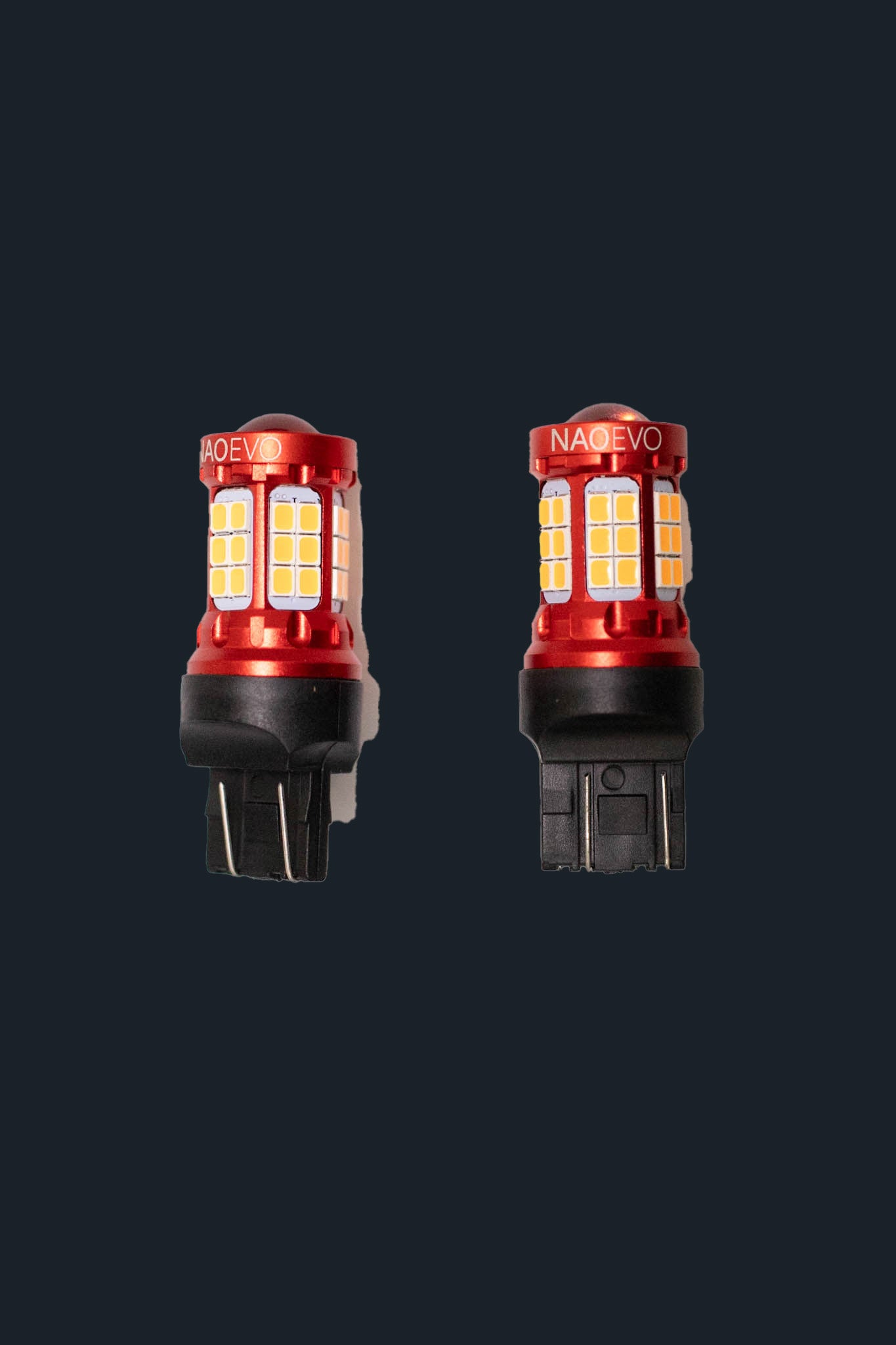 Ampoule LED T20 2 plots, Jaune 12V & 24V