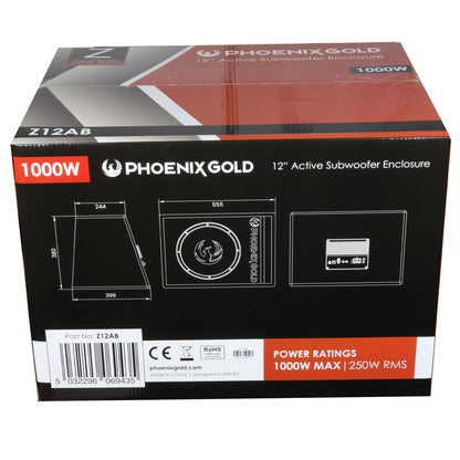 Subwoofer PHOENIX GOLD Z12AB 1000W 12”