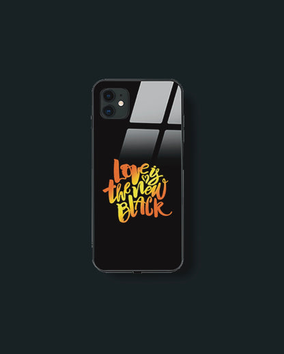 Coque de téléphone ICE-D "LOVE IS THE NEW BLACK"