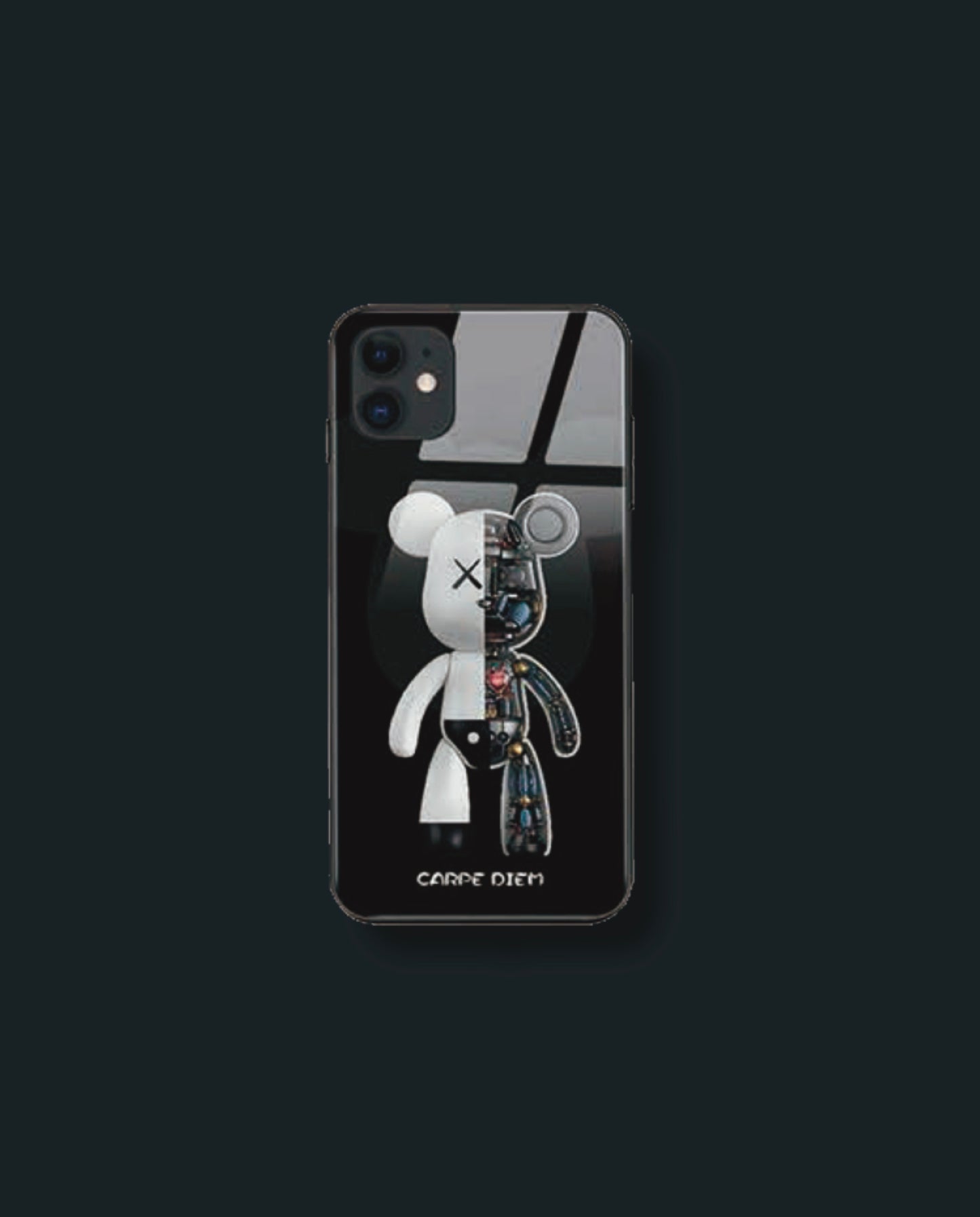 Coque de téléphone ICE-D "BEARBRICK CARPE DIEM"