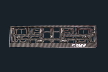 Support de plaque carbone universel BMW