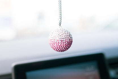 Accessoire rétroviseur à strasse Disco Ball