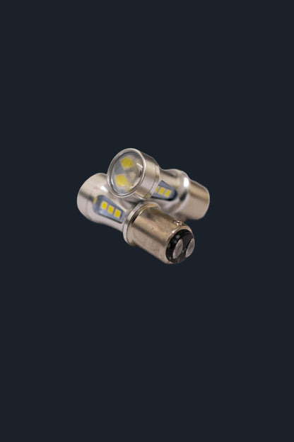 Ampoule LED Stop/veilleuse T20 1 plots, Blanc 12V